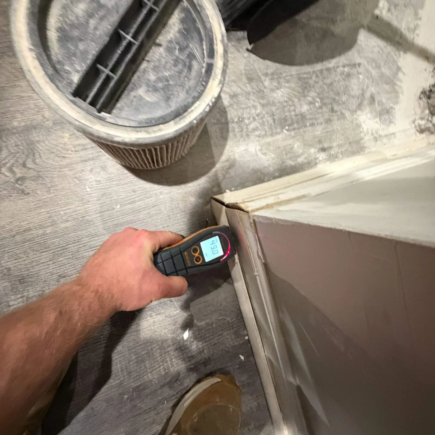 Sump pump backup water removal in Bridgewater residential basement