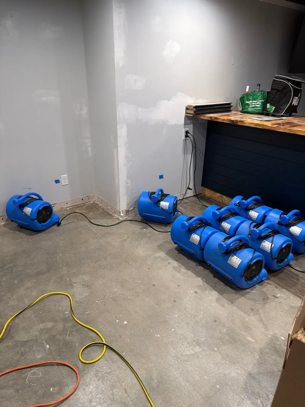 Water damage restoration by Bridgewater Water Restoration near Lawrence, IN