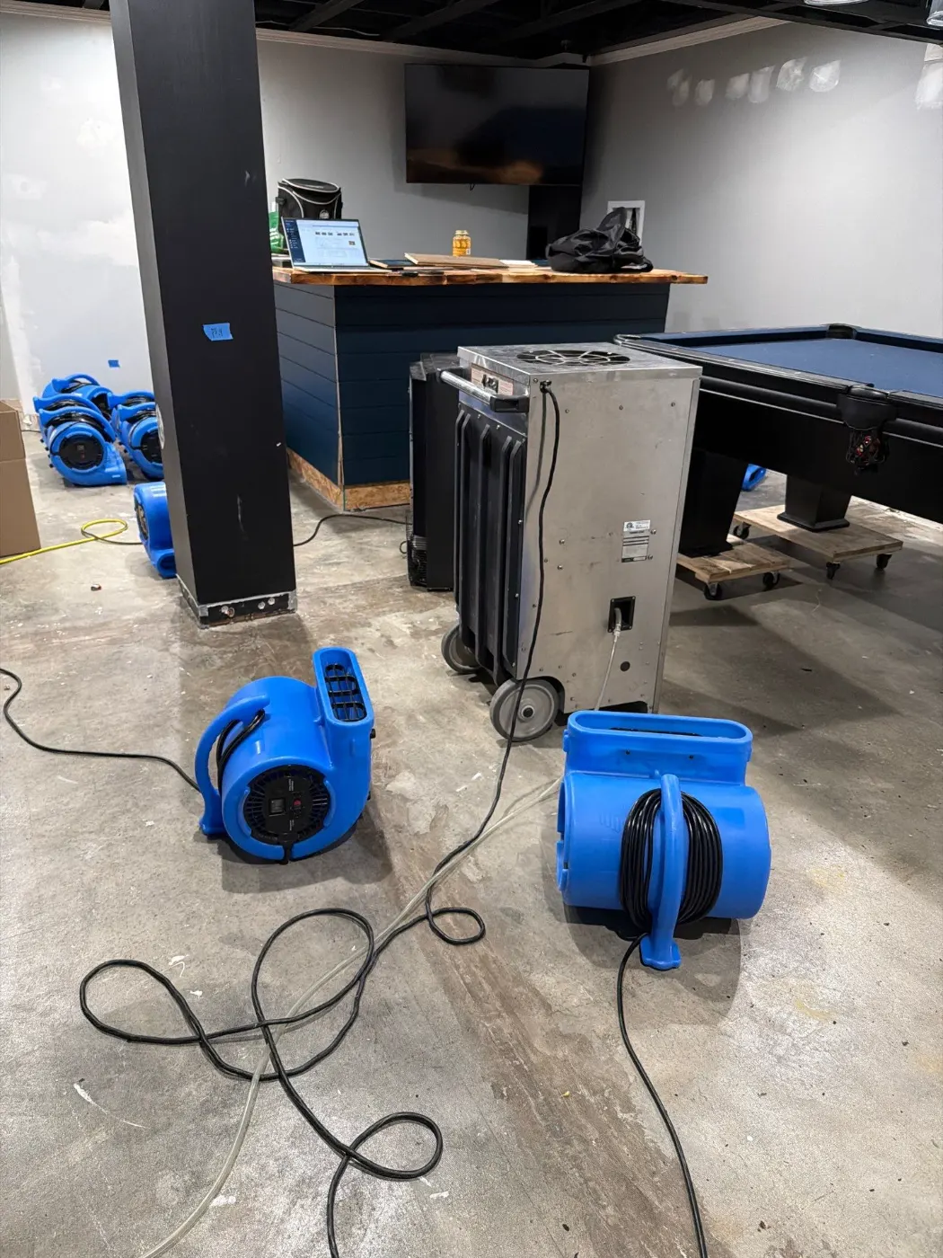 Documented moisture readings in Hamilton County, IN